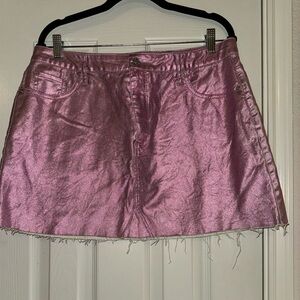Wild Fable Pink Metallic Skirt